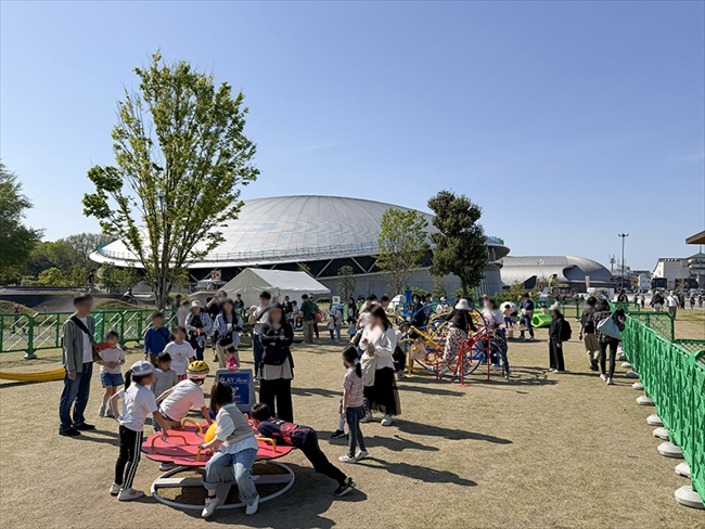 インクルージブ遊具の体験会
